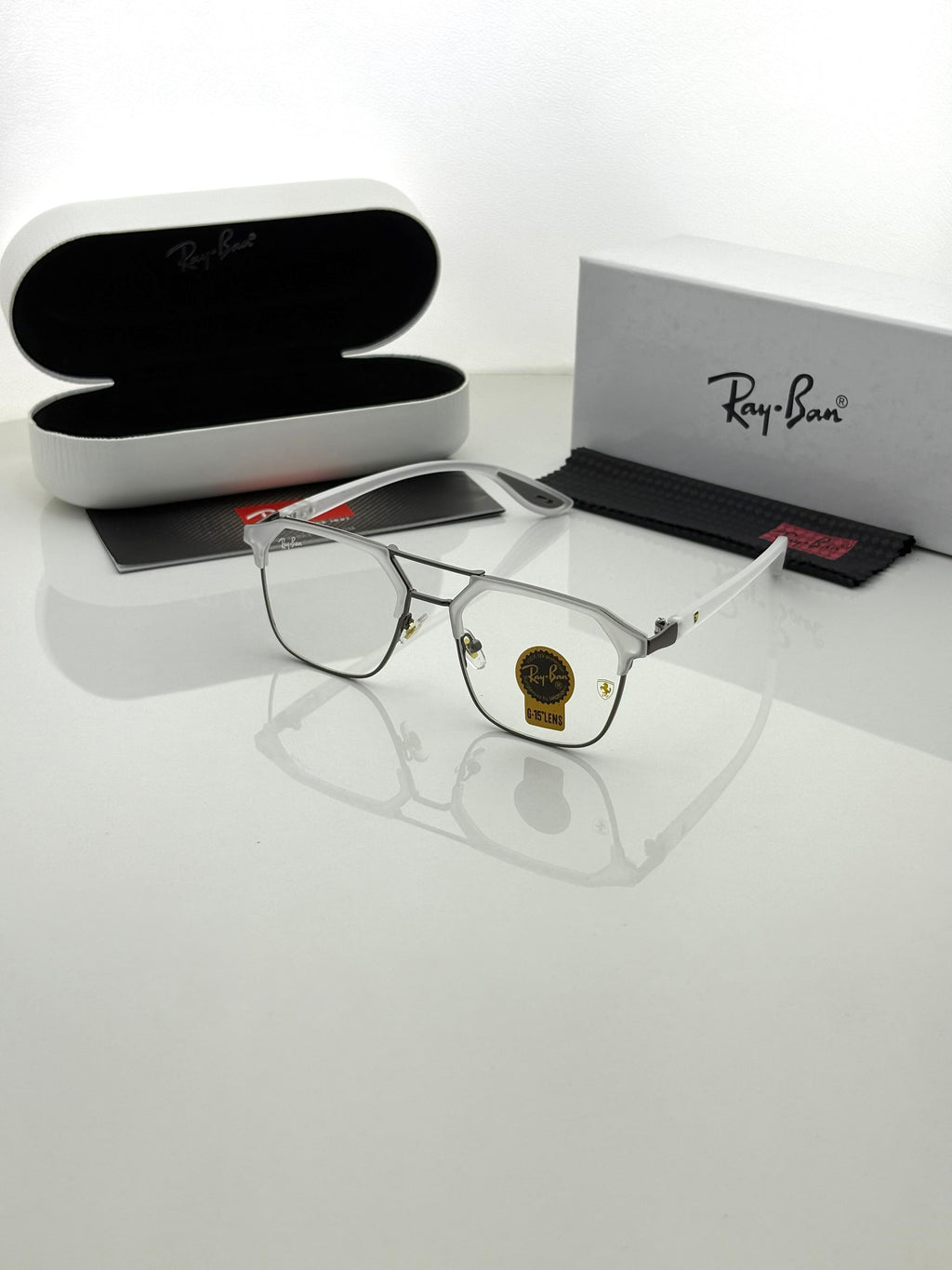 Ray Ban 04 White Frame