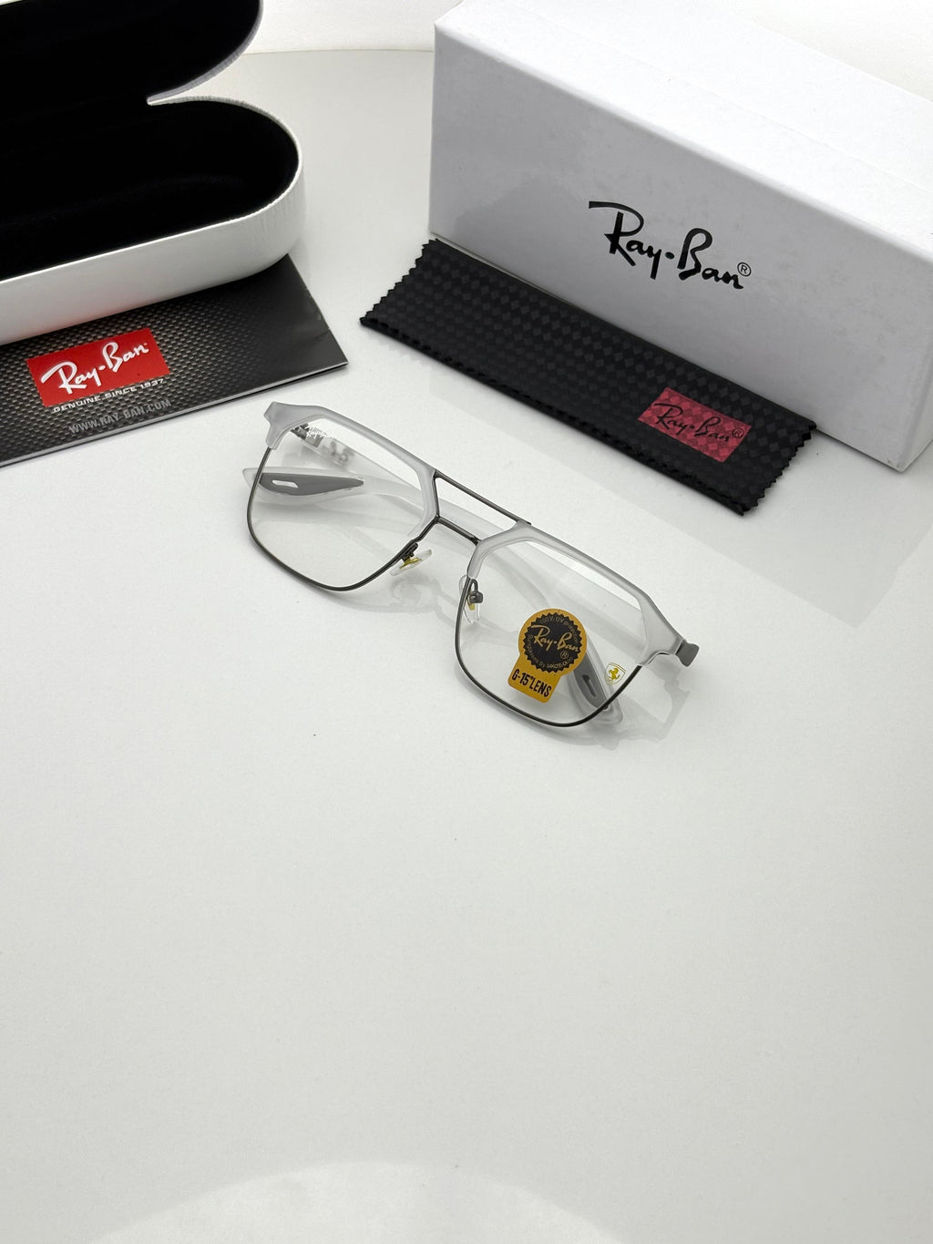 Ray Ban 04 White Frame