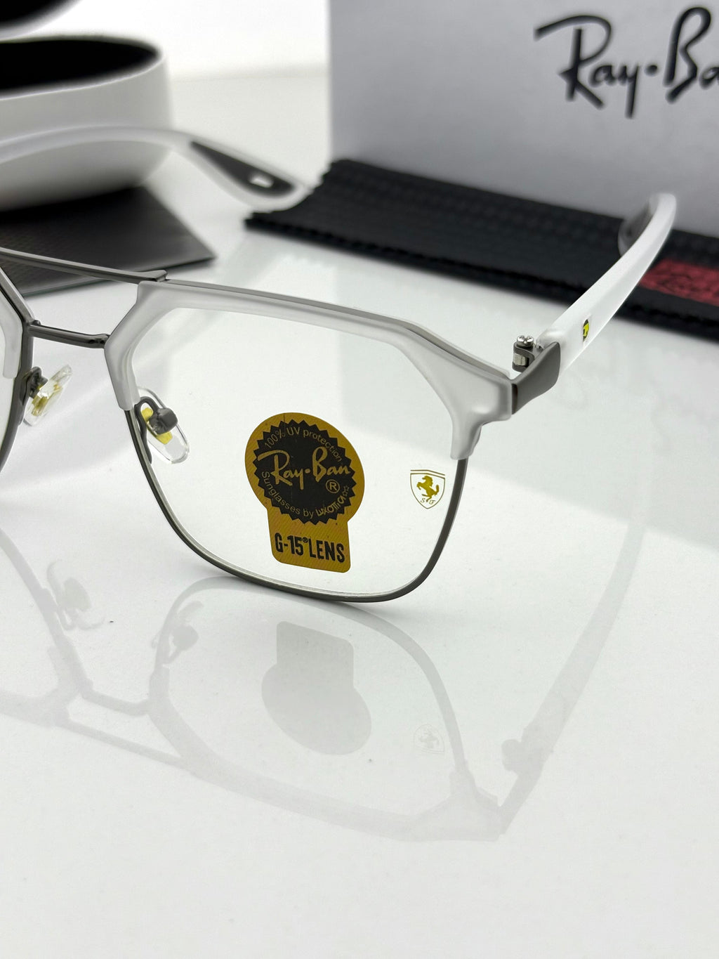 Ray Ban 04 White Frame