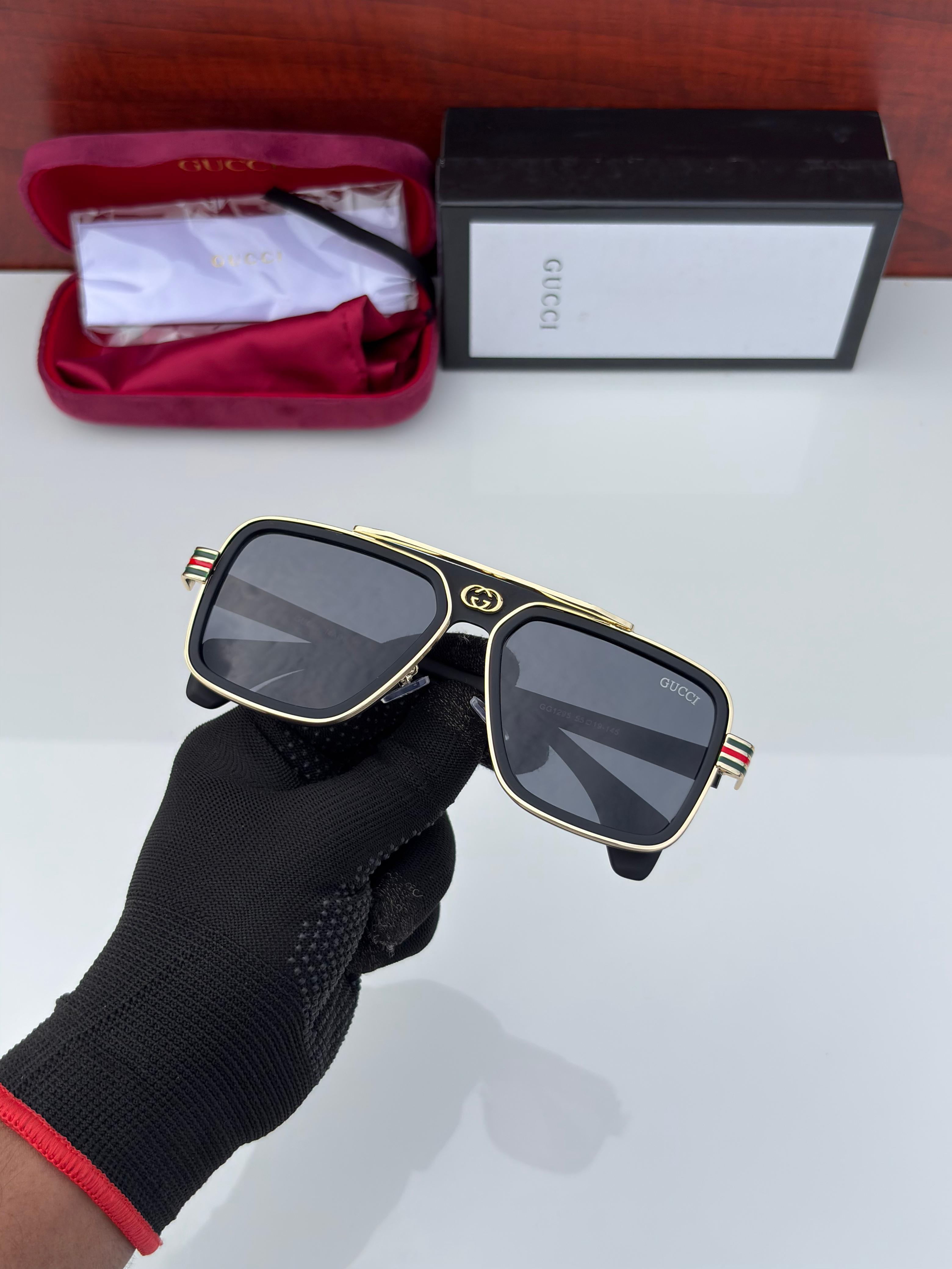 Gucci 1295 Gold Black