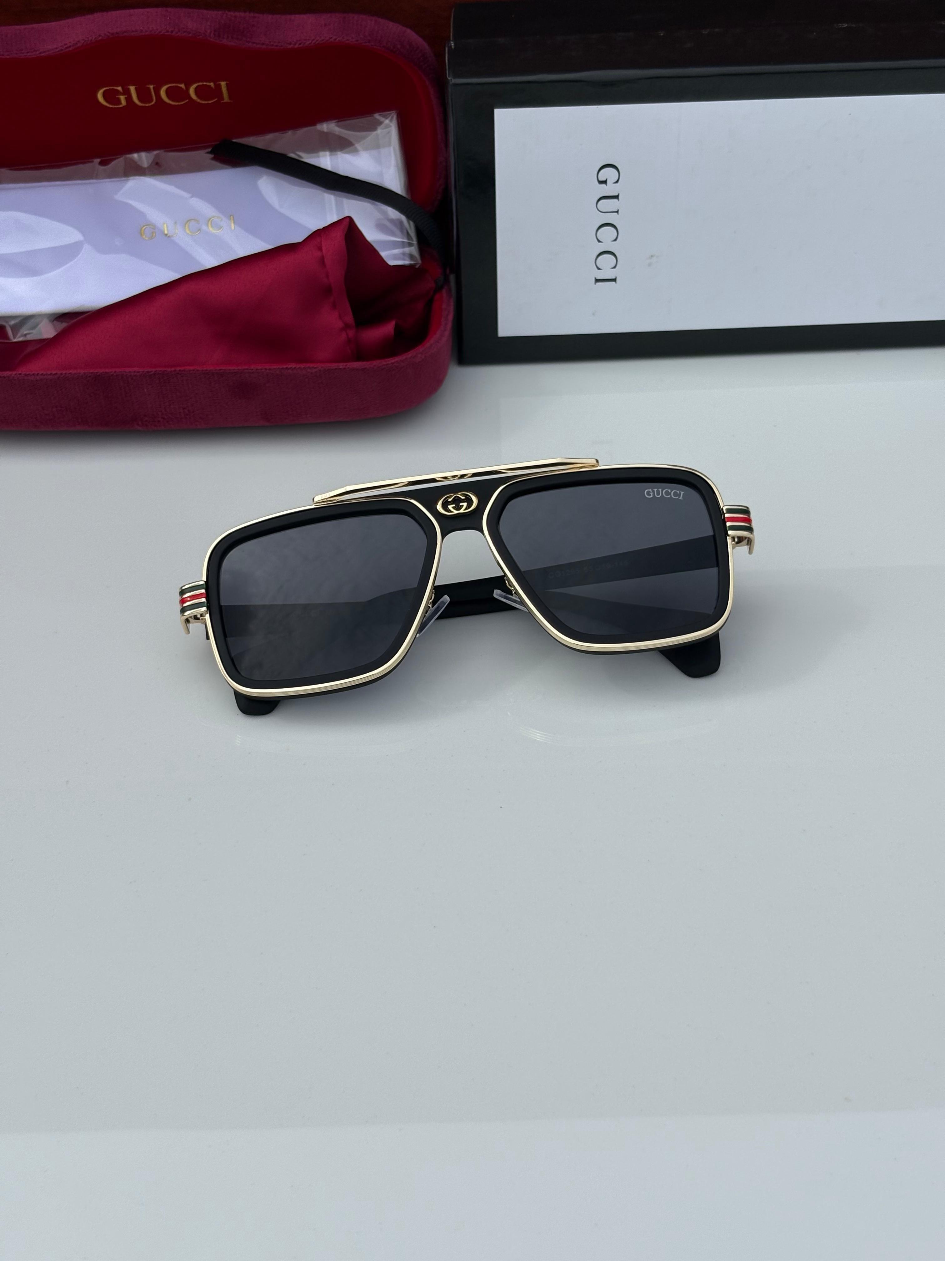 Gucci 1295 Gold Black
