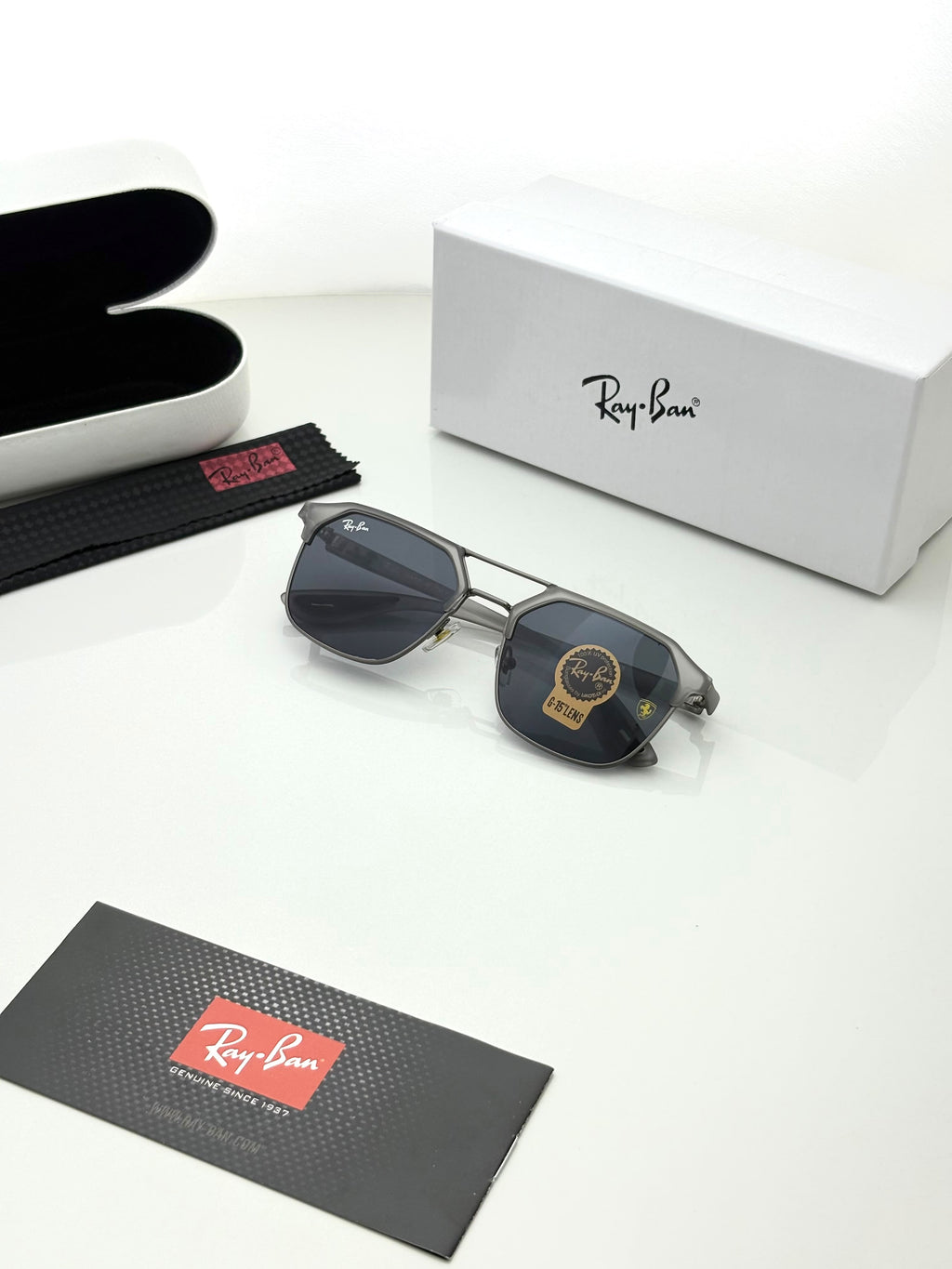 Ray Ban 04 Smock Grey Black