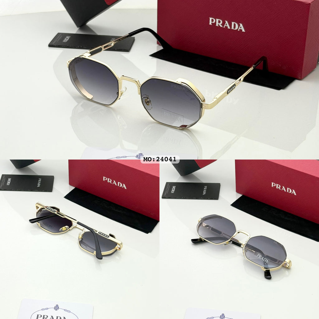 Prada 24041 Golden Black Shaded