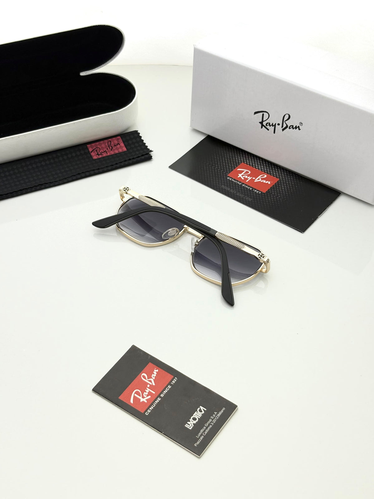 Ray Ban 22082 Golden Black Shaded