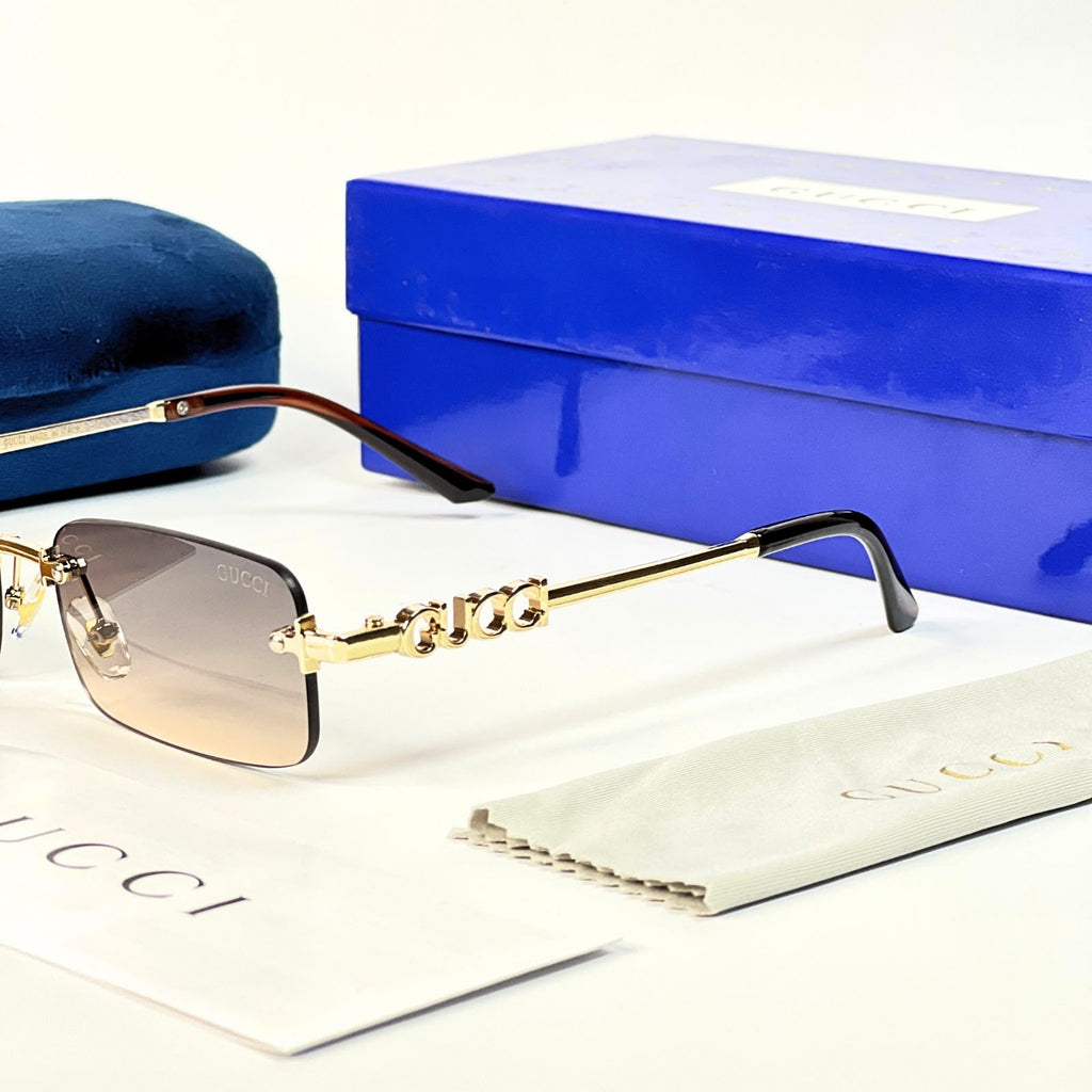 Gucci 59011 Gold Brown Shaded