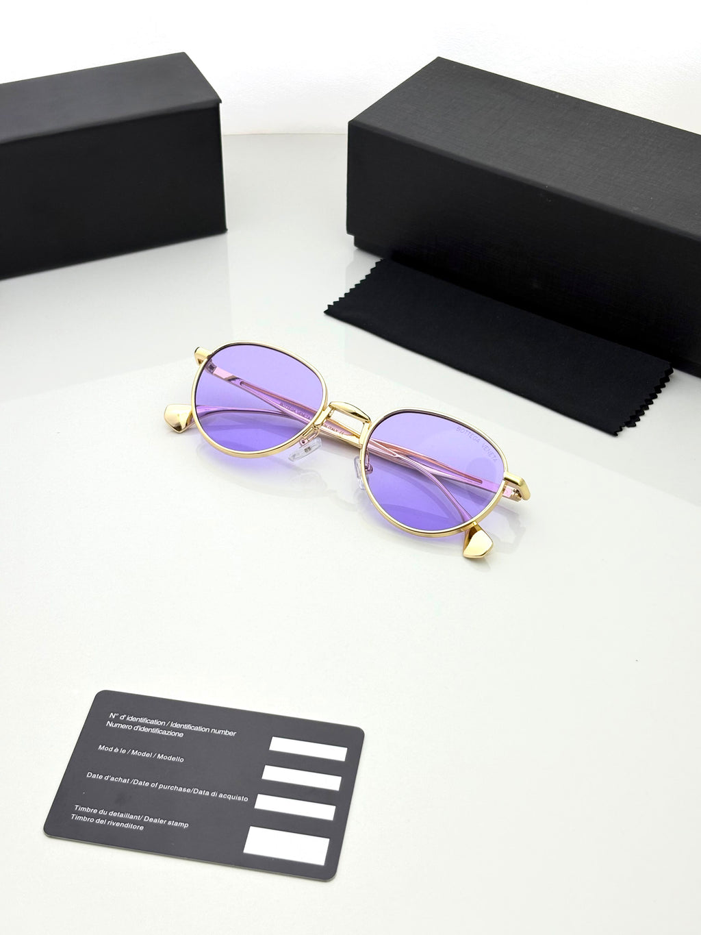 Bottega Veneta 68082 Golden Purple