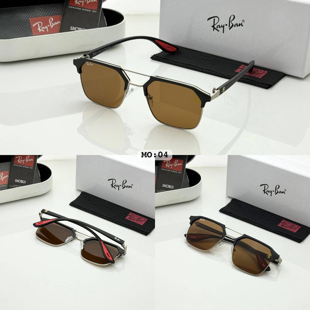 Ray Ban 04 Silver Brown