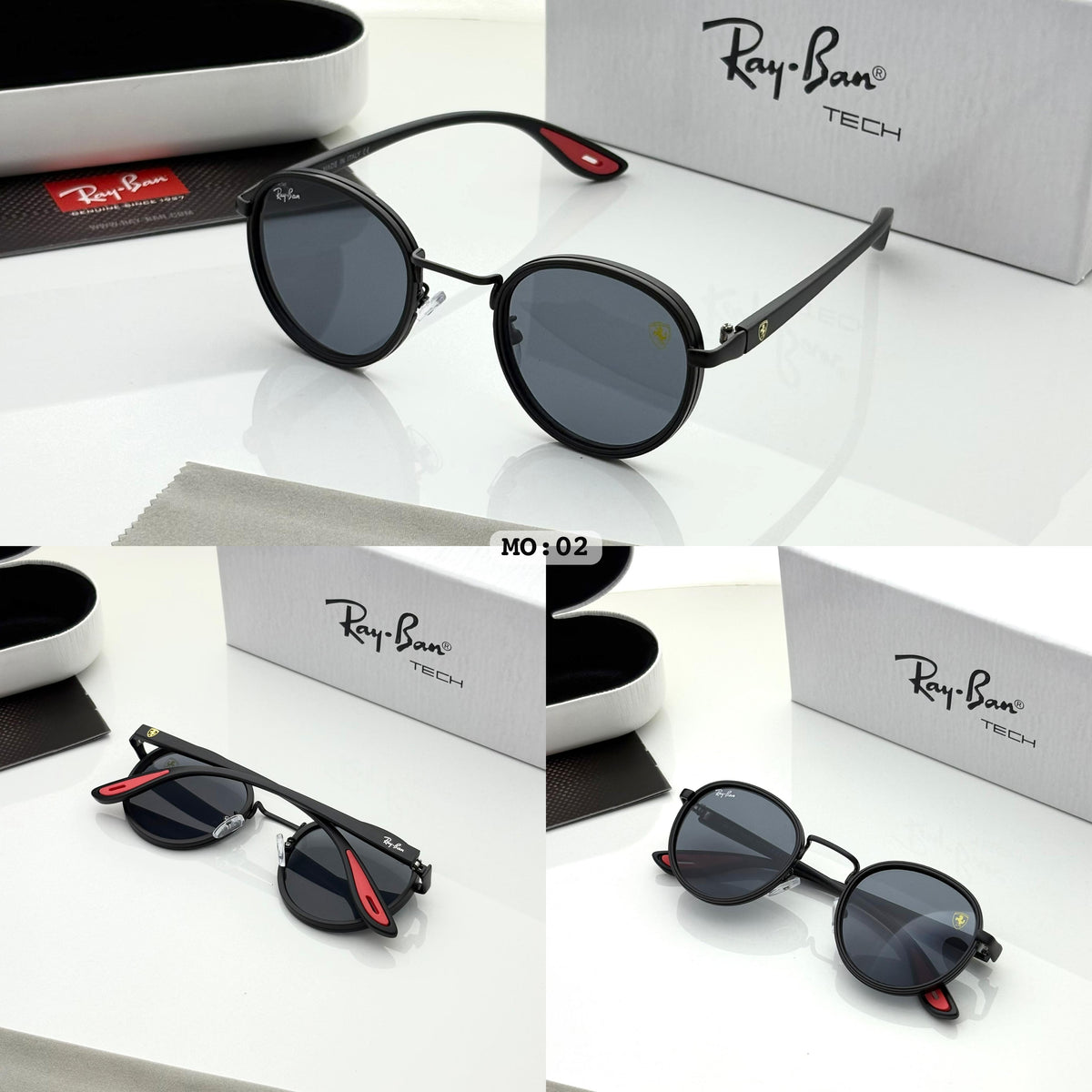 Ray Ban 02 Black Black