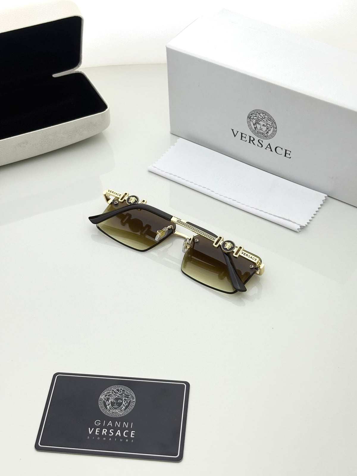 Versace 3215 Golden Brown shaded