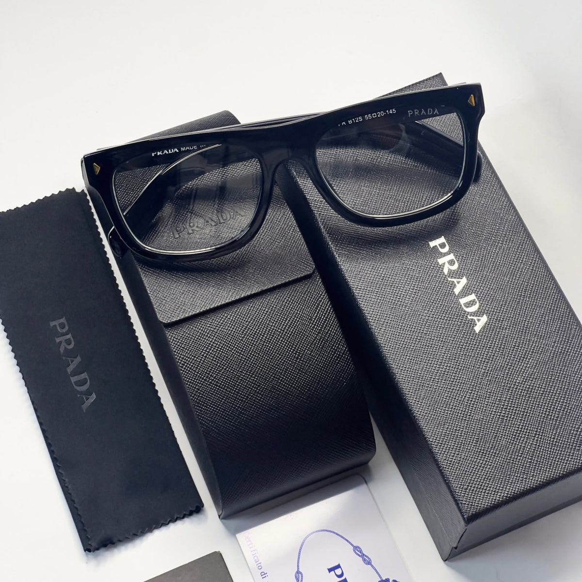 Prada 125 Black Plano