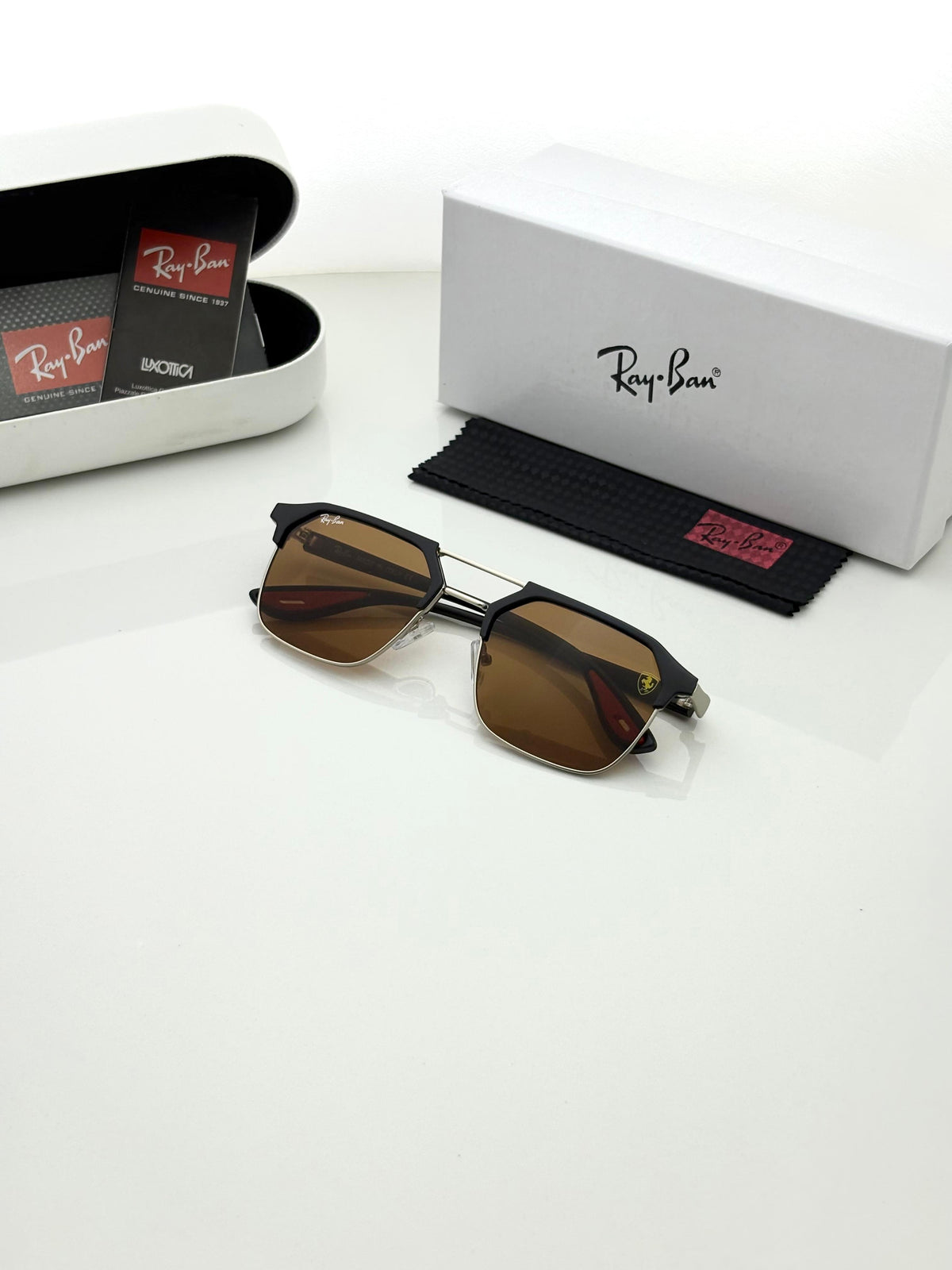 Ray Ban 04 Silver Brown