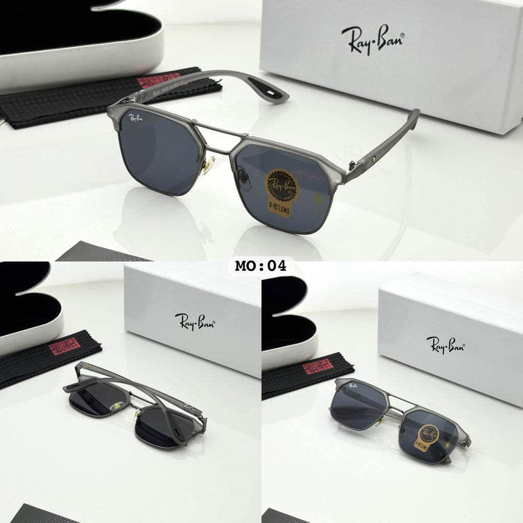 Ray Ban 04 Smock Grey Black