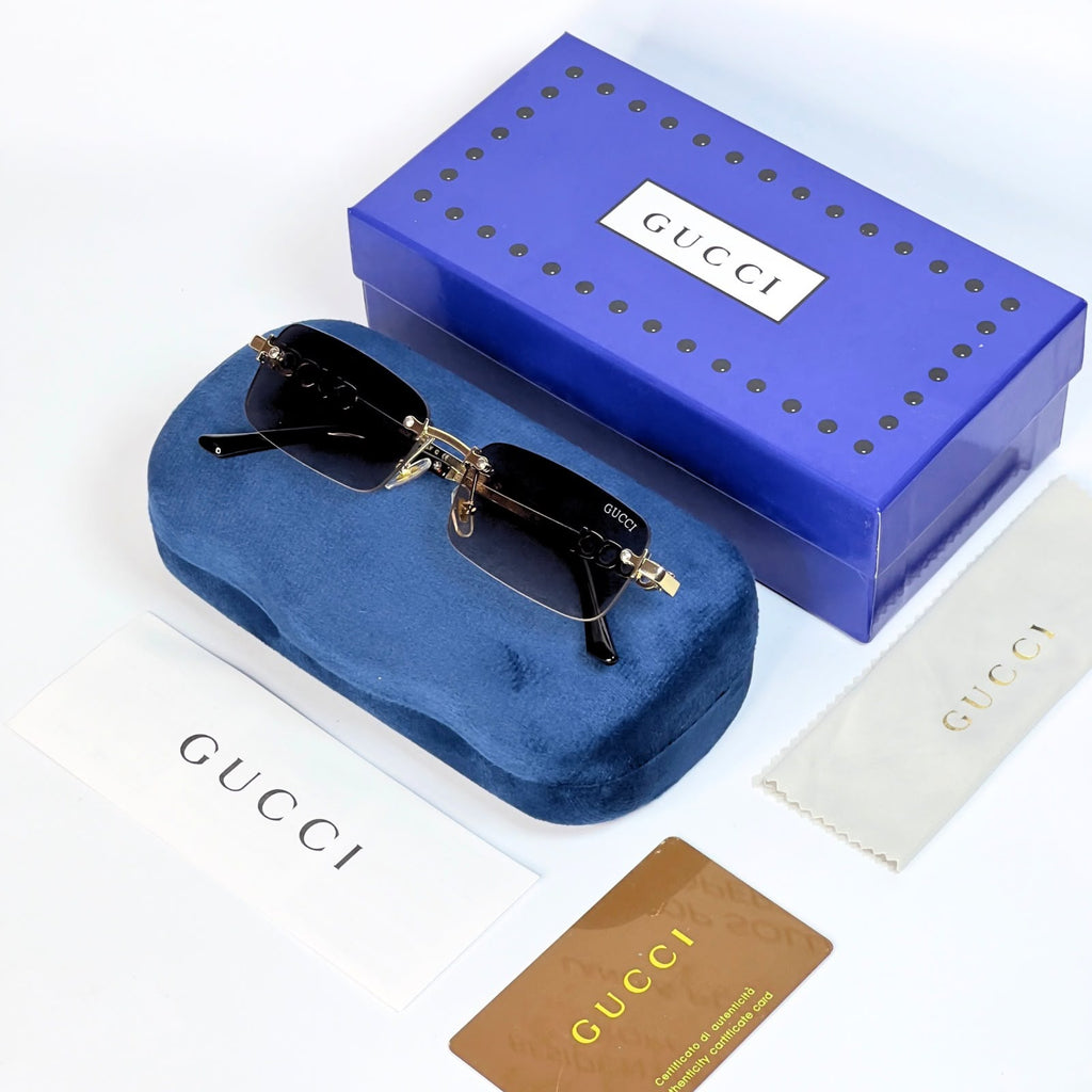 Gucci 59011 Gold Brown Shaded