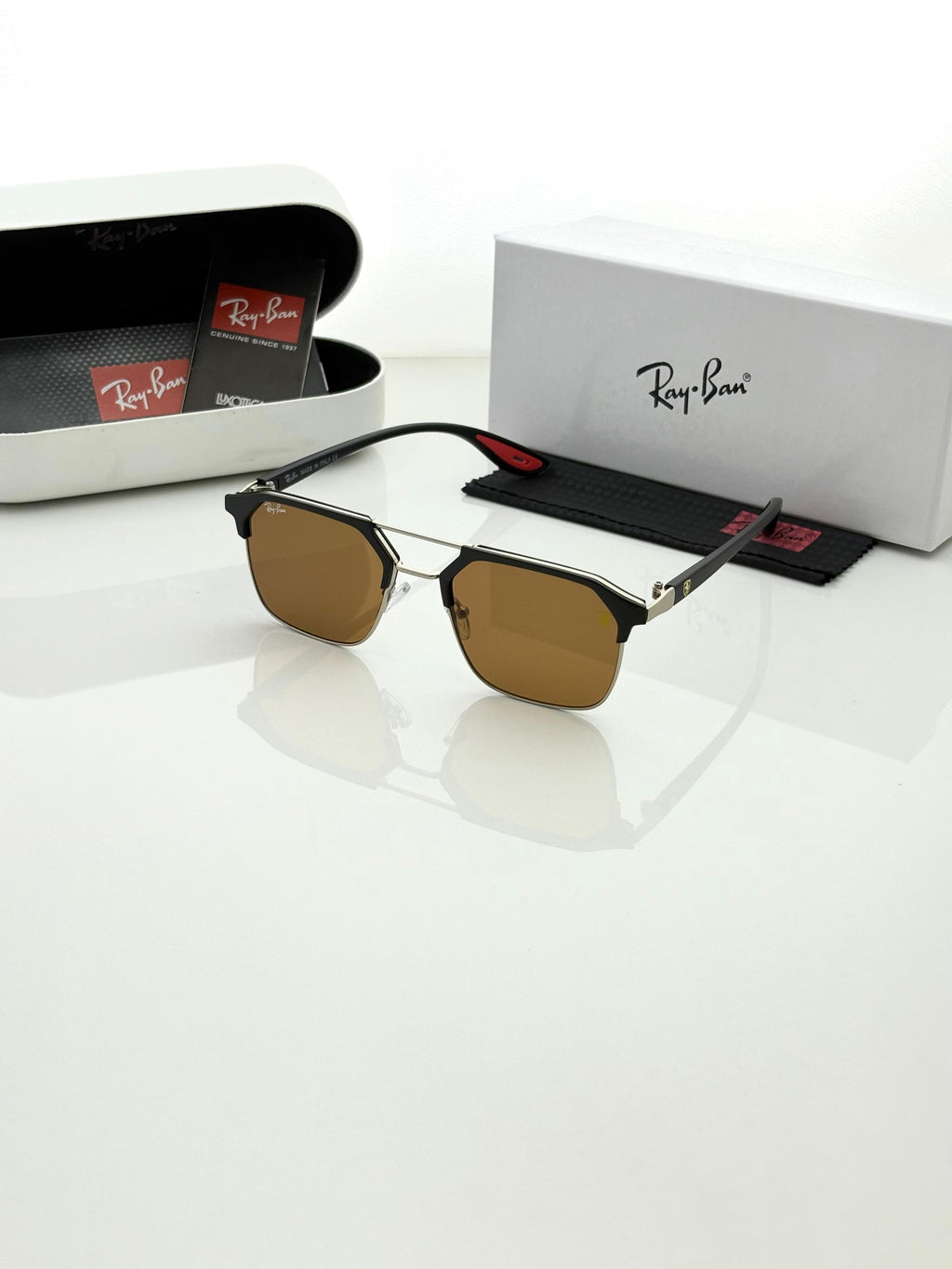 Ray Ban 04 Silver Brown