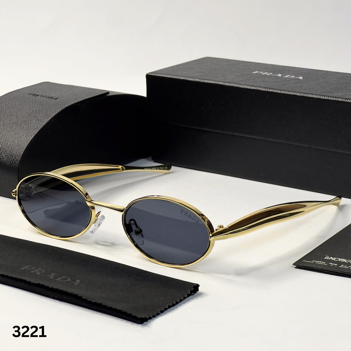 Prada 3221 Gold Black