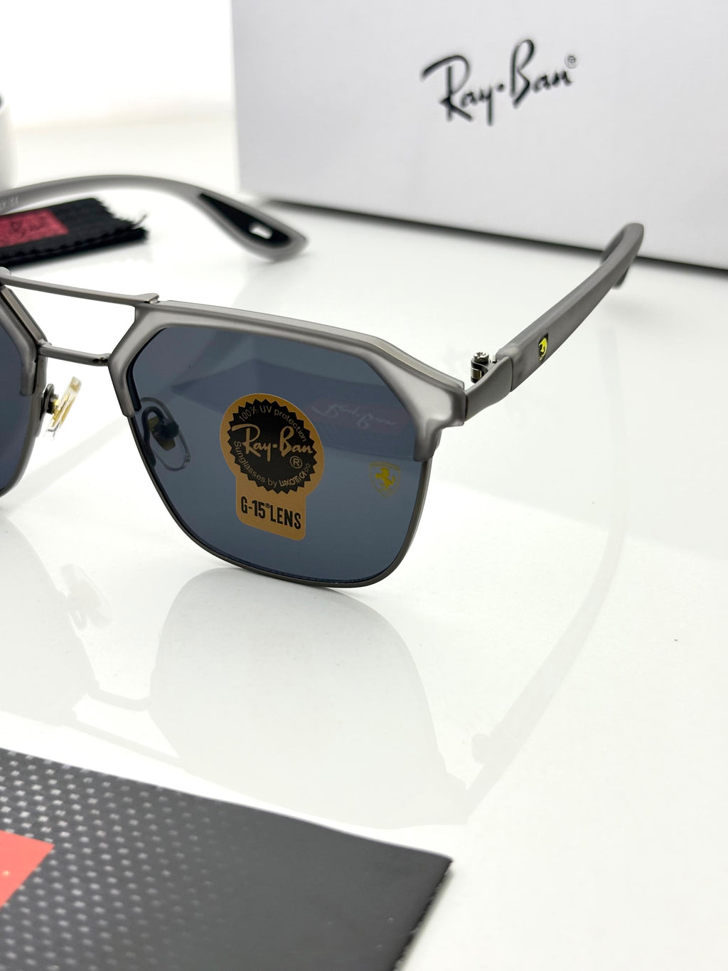 Ray Ban 04 Smock Grey Black
