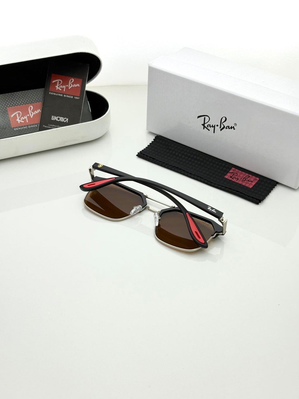Ray Ban 04 Silver Brown
