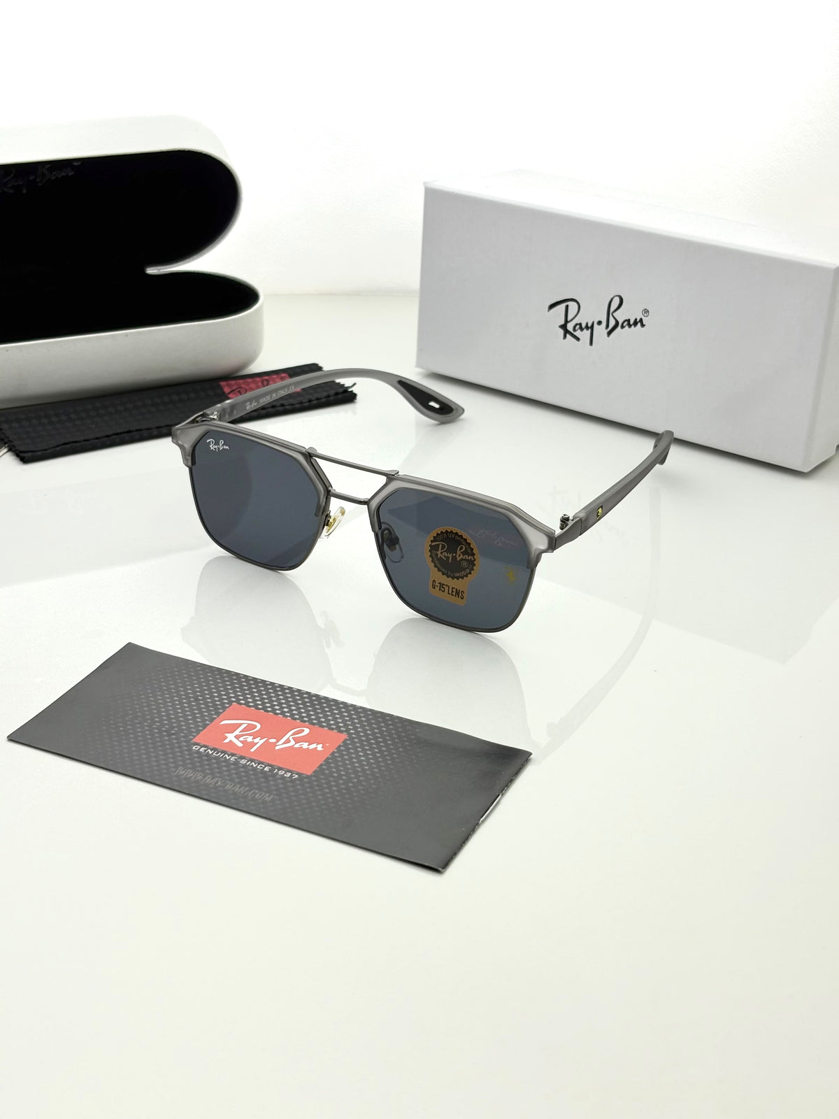 Ray Ban 04 Smock Grey Black