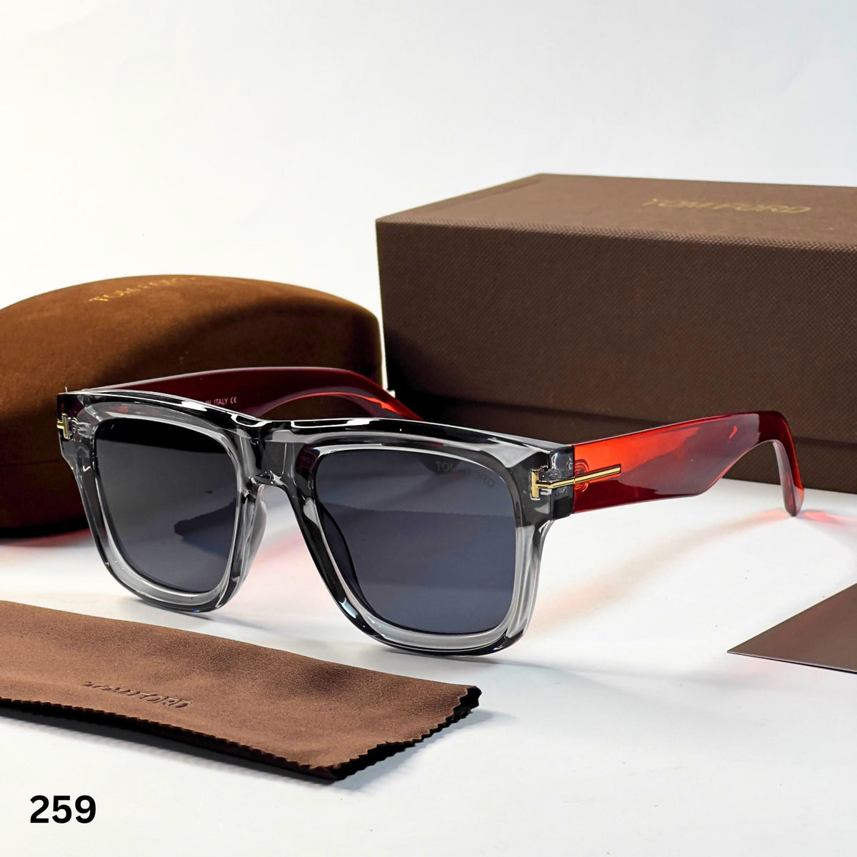 Tomford 259 Grey Orange Black