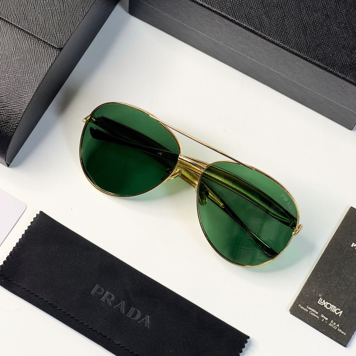 Prada 25008 Gold Green