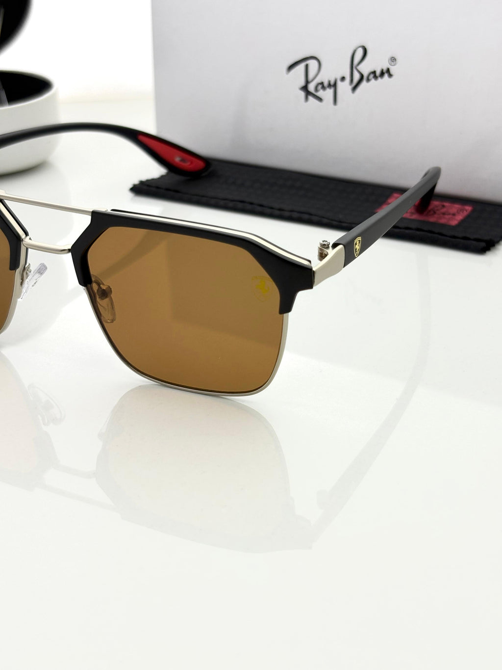 Ray Ban 04 Silver Brown