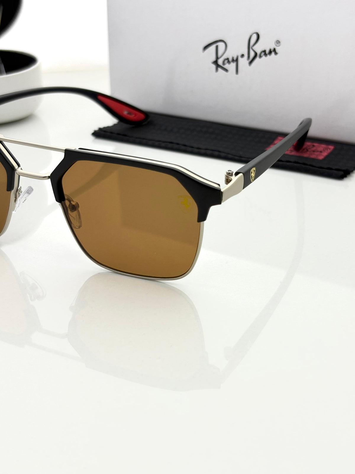 Ray Ban 04 Silver Brown