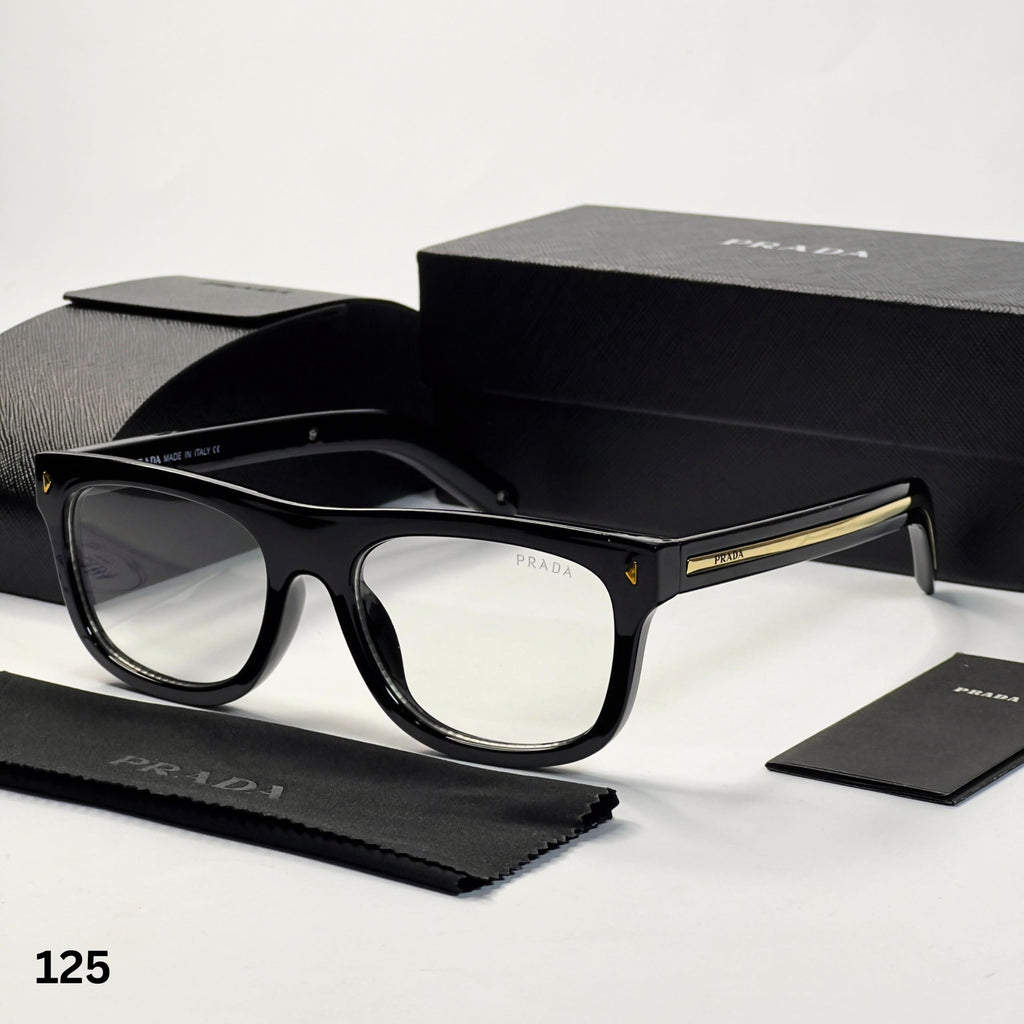Prada 125 Black Plano