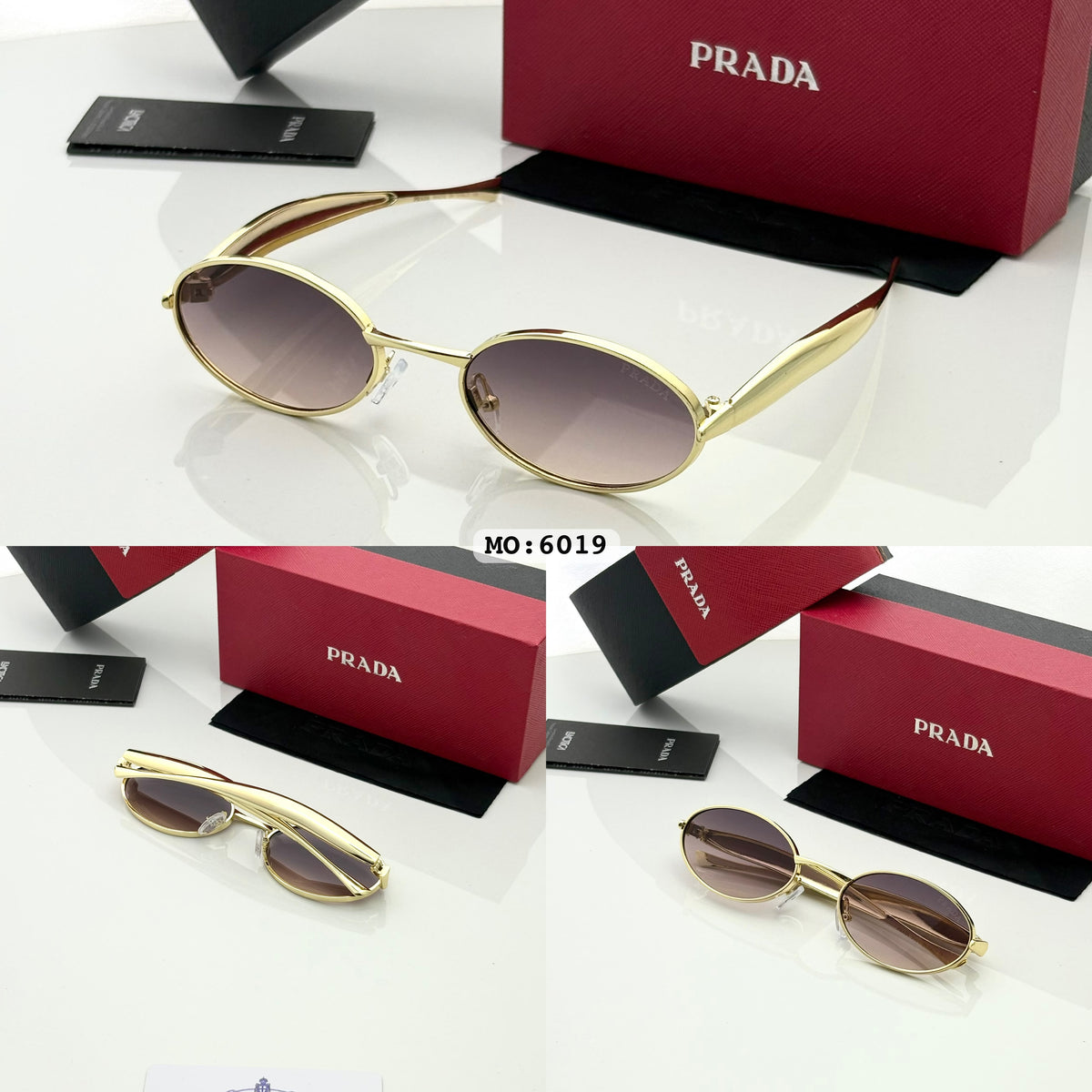 Prada 6019 Golden Purple Shaded