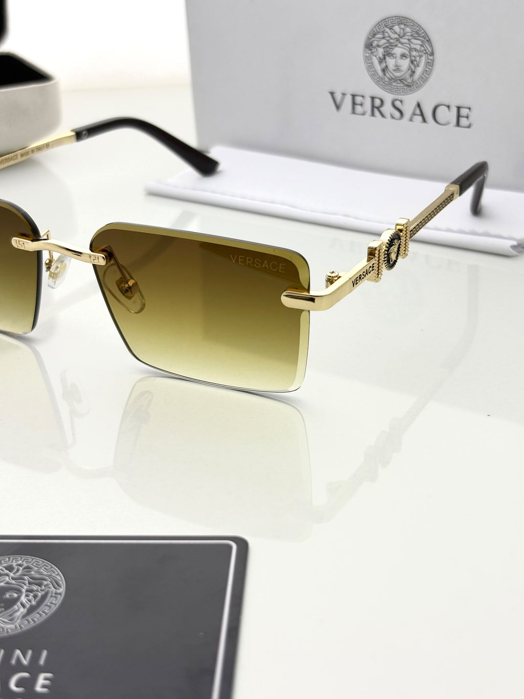 Versace 3215 Golden Brown shaded