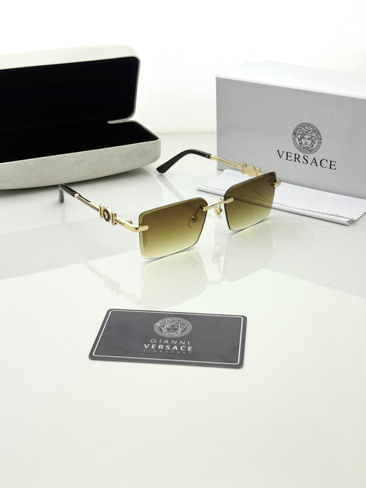 Versace 3215 Golden Brown shaded