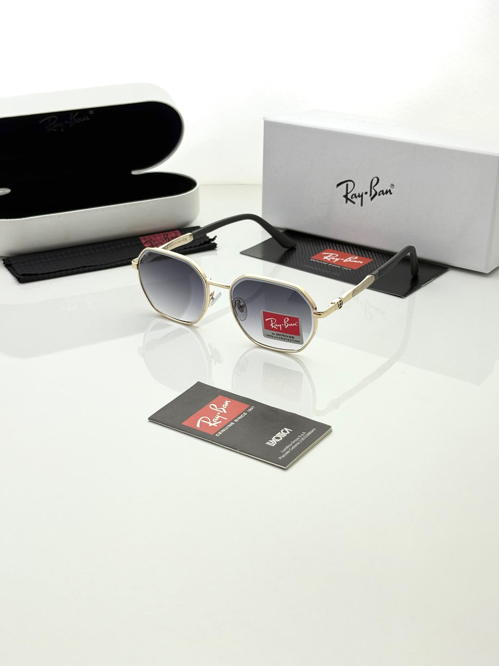 Ray Ban 22082 Golden Black Shaded