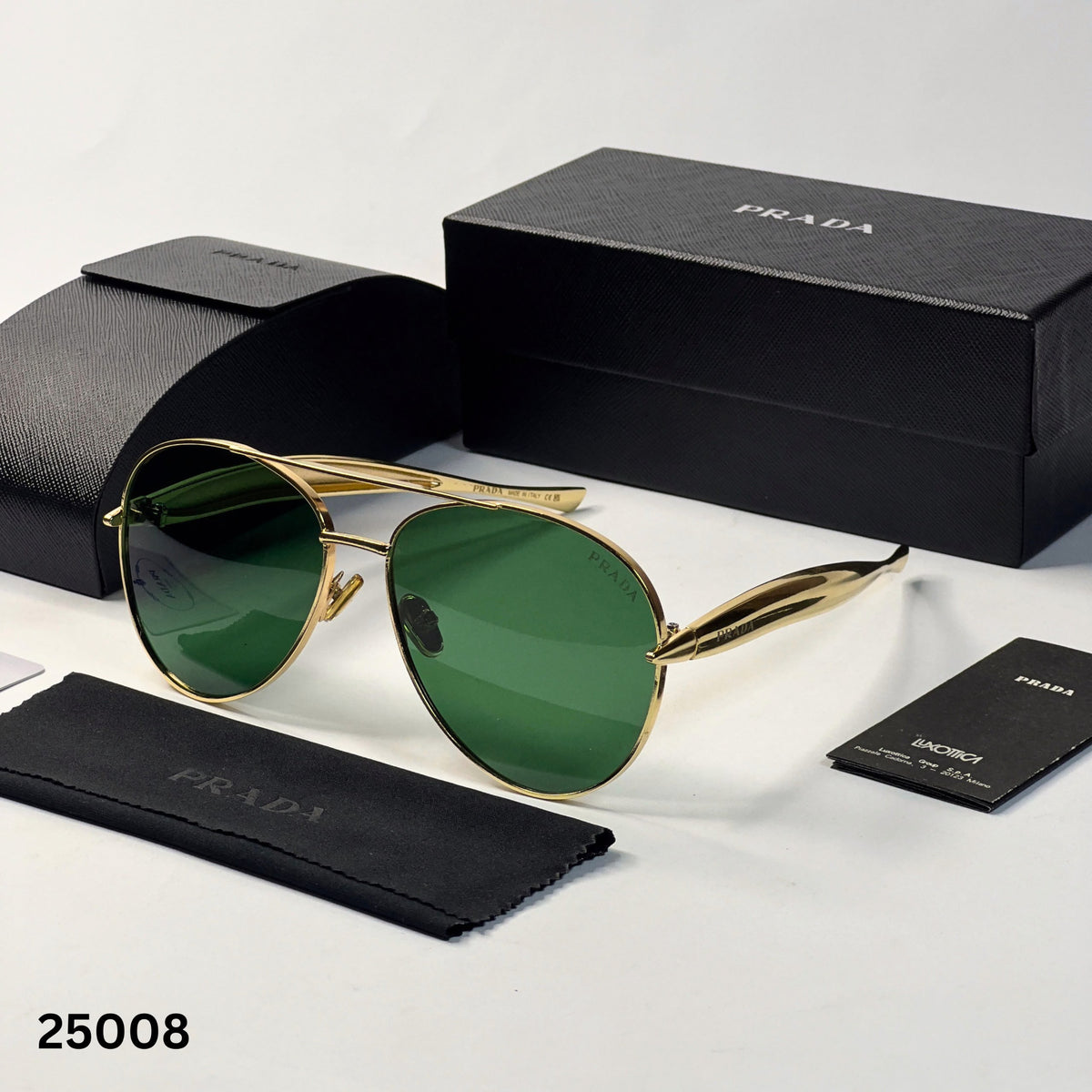 Prada 25008 Gold Green